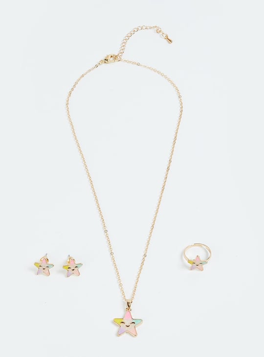 Girls Star Shaped Jewellery Set