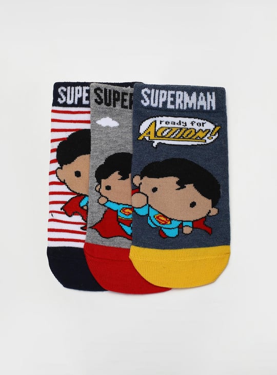 Boys Character Printed Socks - Pack of 3