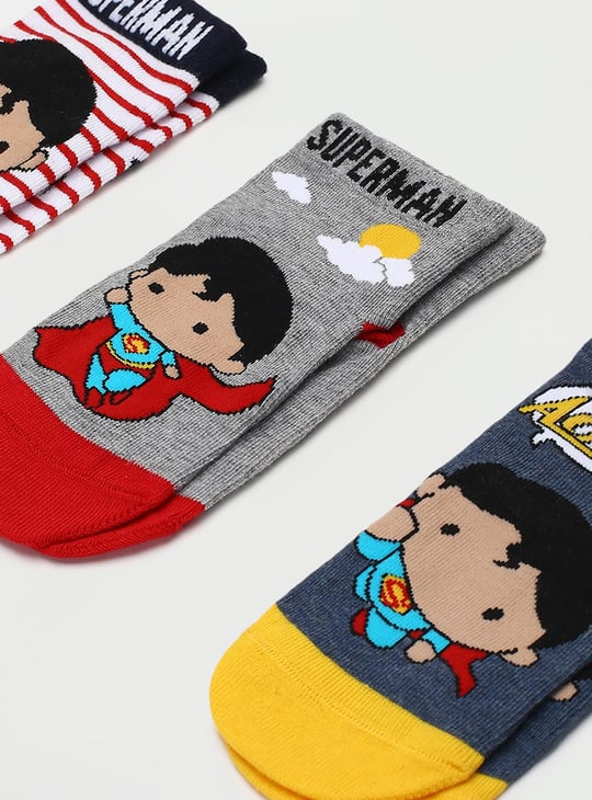 Boys Character Printed Socks - Pack of 3