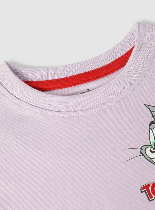 Boys Tom & Jerry Printed T-shirt