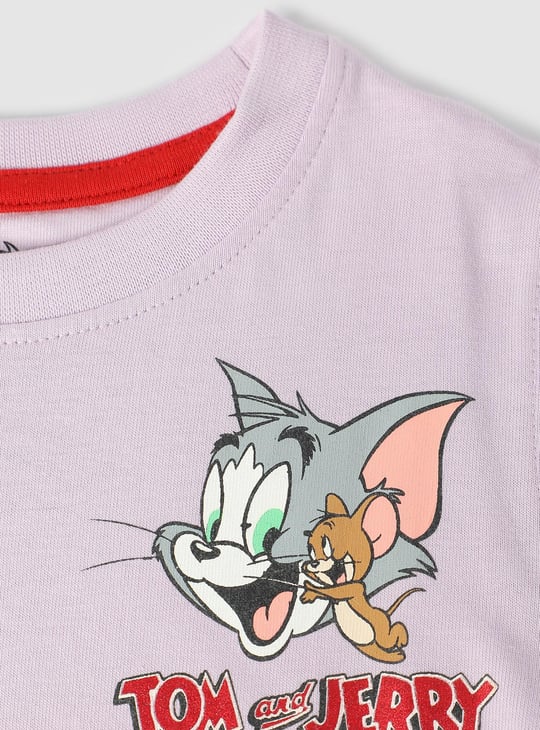 Boys Tom & Jerry Printed T-shirt