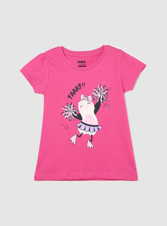 Girls Graphic Printed T-shirt
