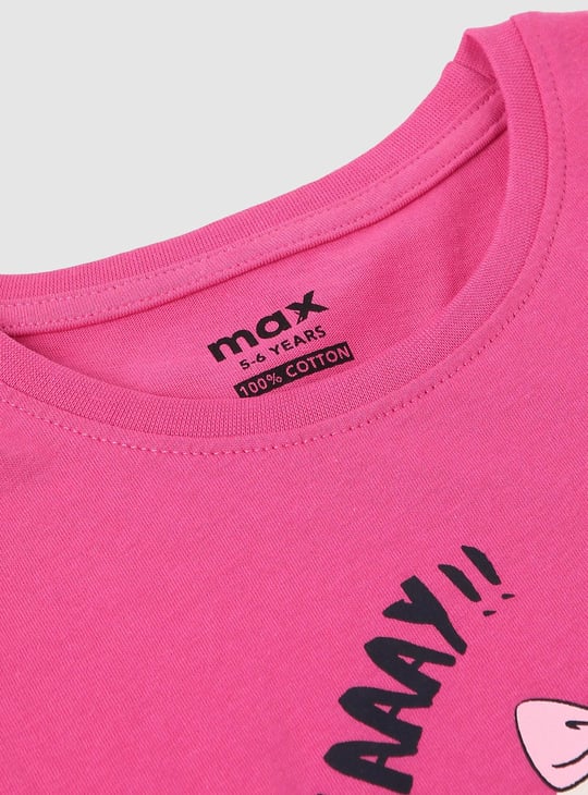 Girls Graphic Printed T-shirt