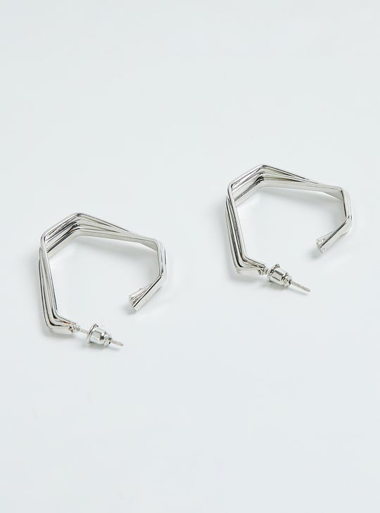 Women Geometric Hoop Earrings