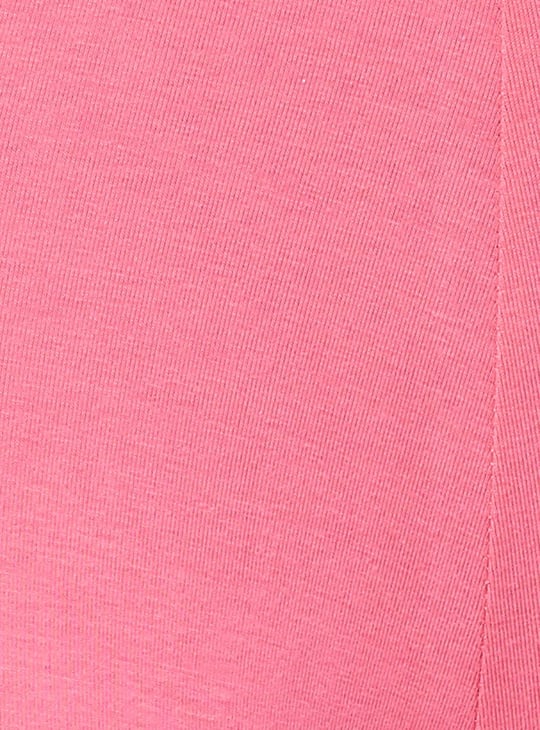 Girls Solid 3/4th Length Leggings