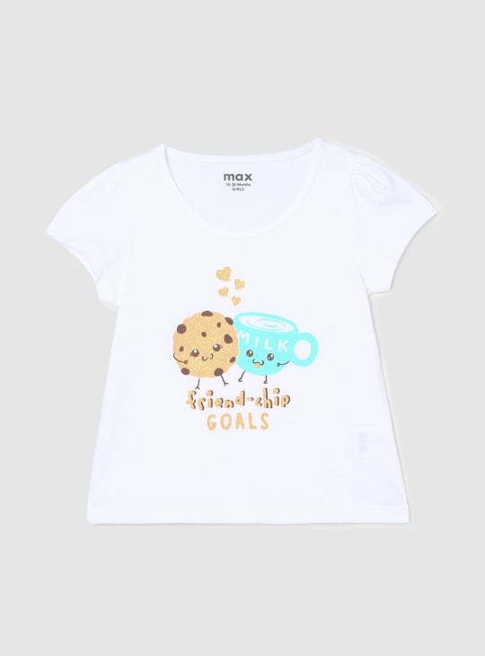 Girls Graphic Printed T-shirt