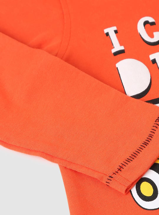 Boys Graphic Printed T-shirt with Joggers