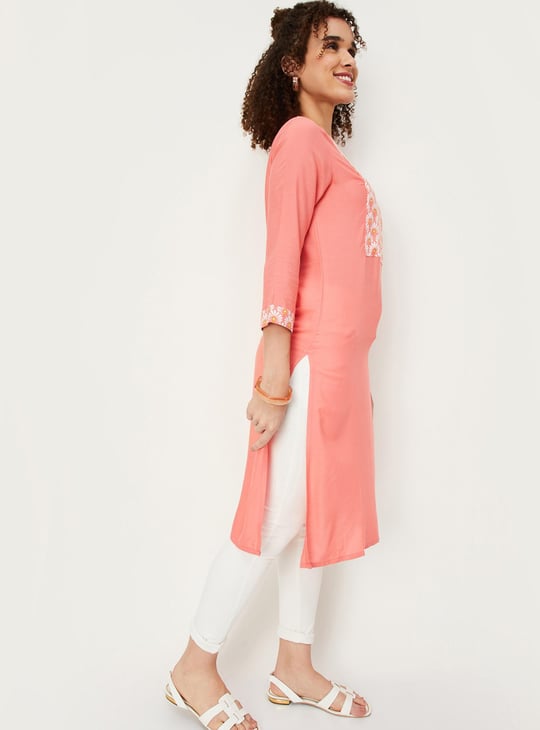 Women Printed Straight Kurta