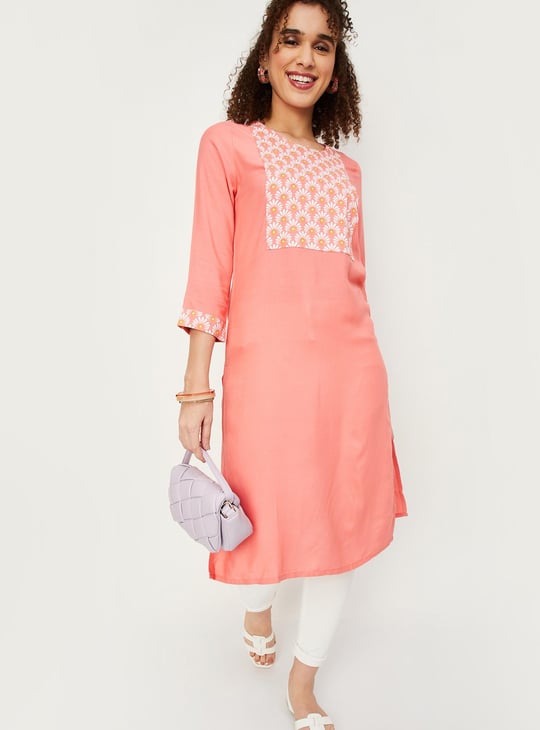 Women Printed Straight Kurta