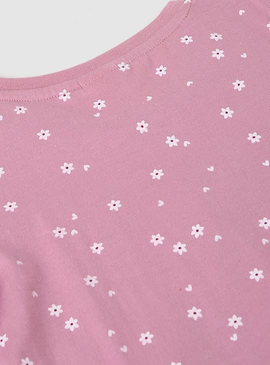 Girls Unicorn Printed T-shirt