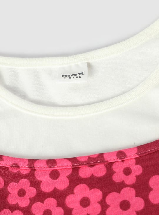 Girls Printed Tunic Set