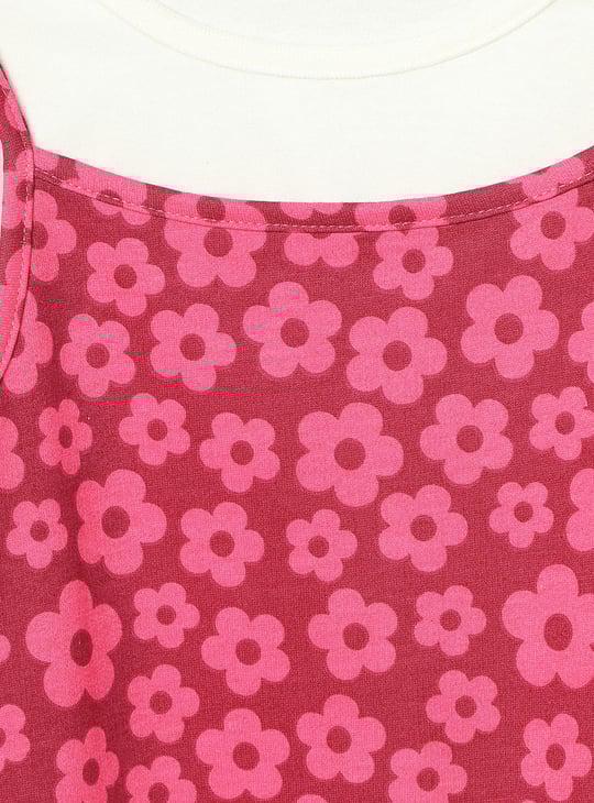 Girls Printed Tunic Set