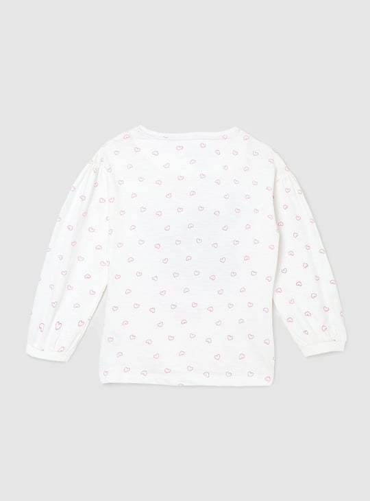 Girls Lilo & Stitch Printed T-shirt