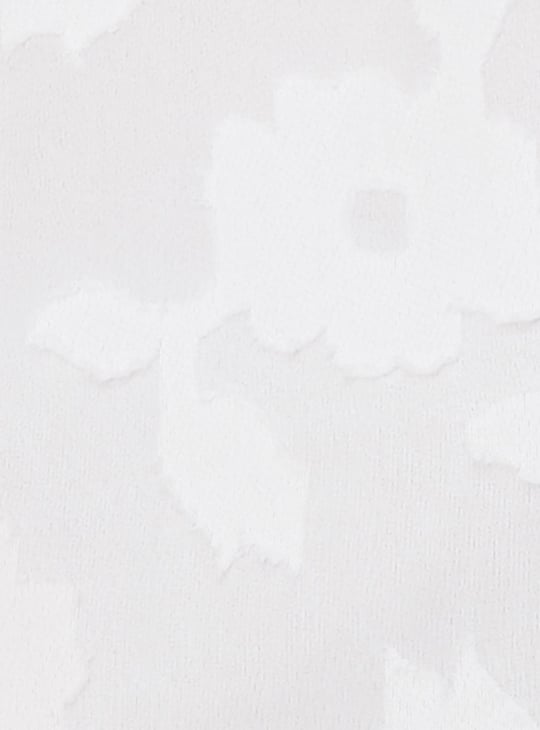 Women Jacquard Peplum Top with Camisole