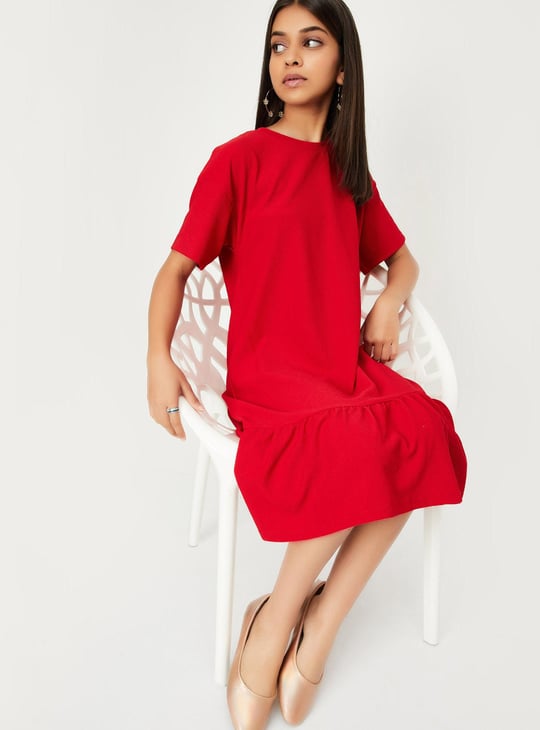 Girls A-line Knit Dress