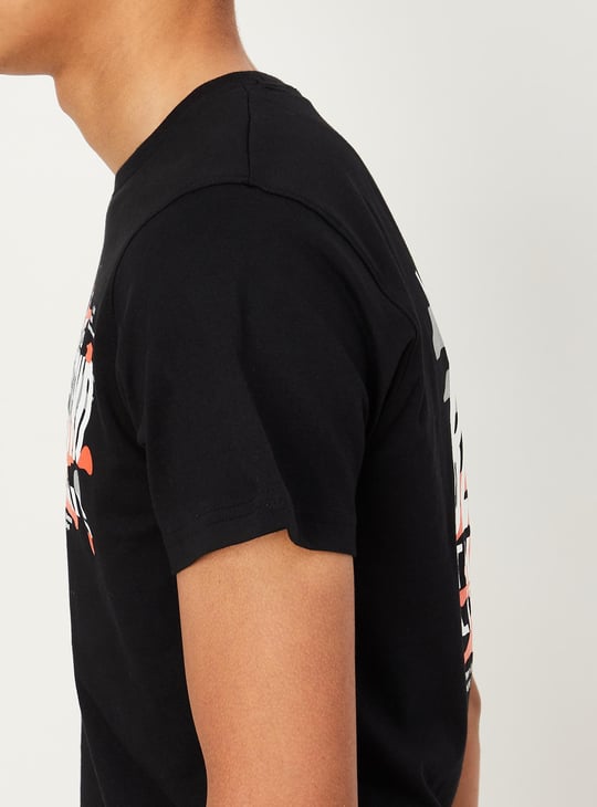Boys Back Graphic Printed T-shirt