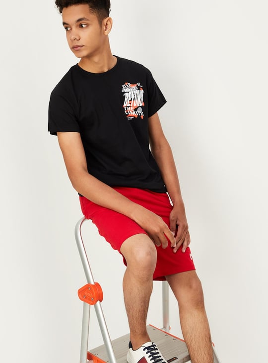 Boys Back Graphic Printed T-shirt
