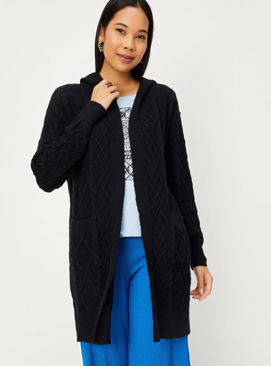 Hyfve Women's Toasted Coconut Season Bolero Shrug Cardigan In Dark Taupe - Size L - Foto 4