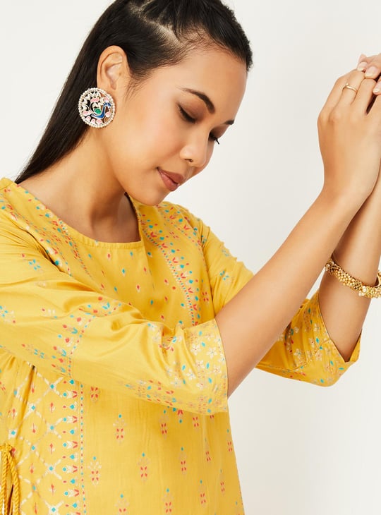 Women Printed Layered Kurta