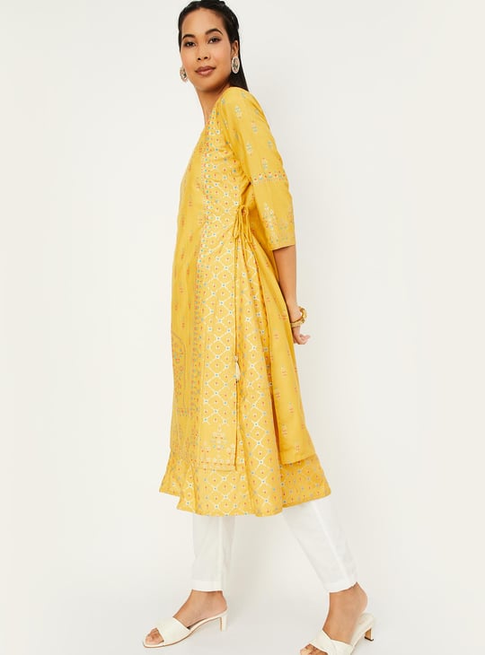 Women Printed Layered Kurta
