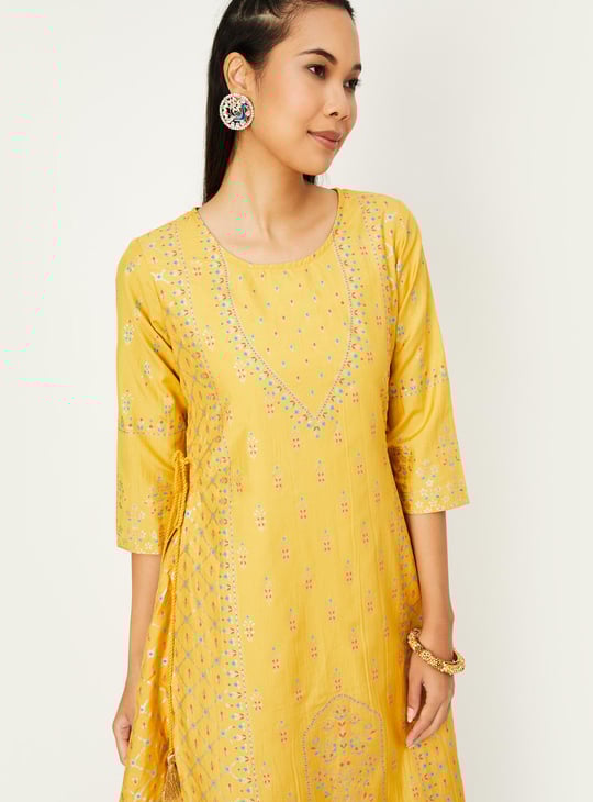Women Printed Layered Kurta