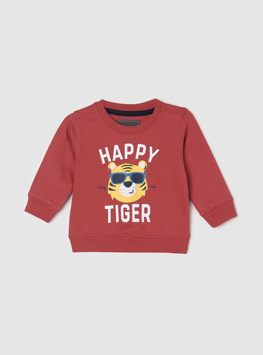 Boys Graphic Printed Sweatshirt