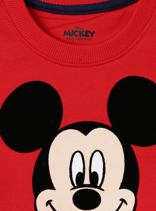 Boys Mickey Mouse Printed Sweatshirt