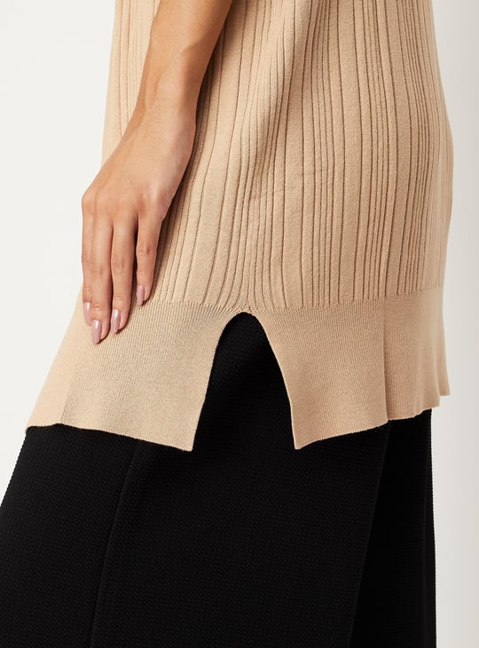 Women Relaxed Fit Knitted Shrug