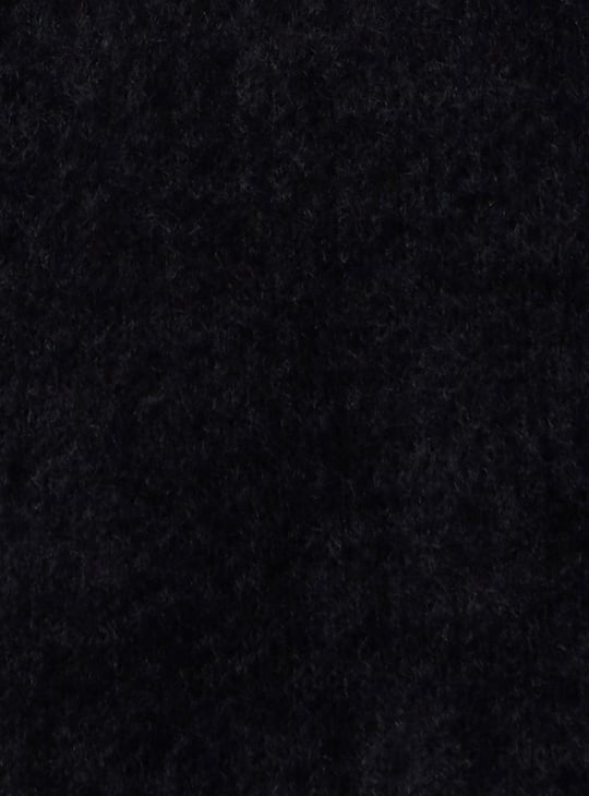 Women Plush Yarn Shrug with Pockets