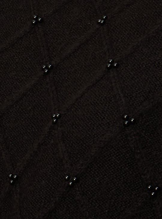 Women Pearl Embellished Sweater