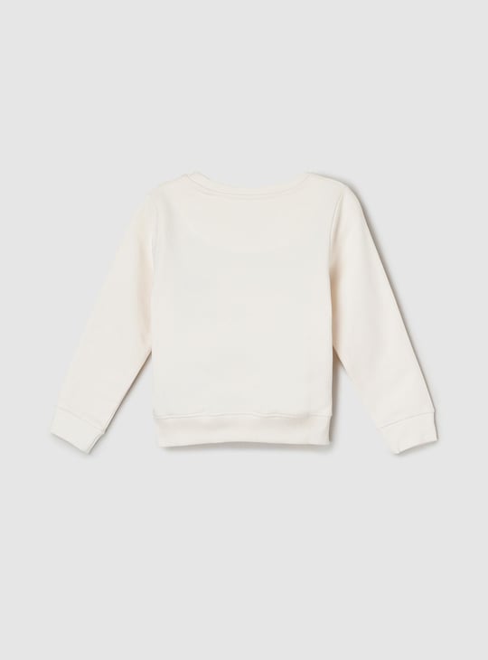 Girls Printed Sweatshirt
