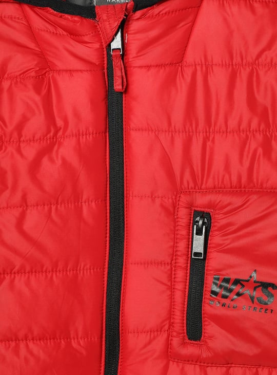 Boys Quilted Hooded Puffer Jacket