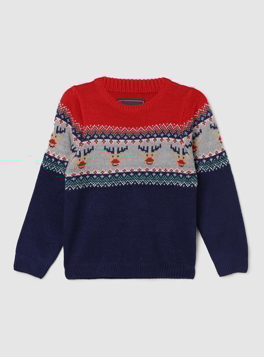 Boys Fair Isle Christmas Sweater
