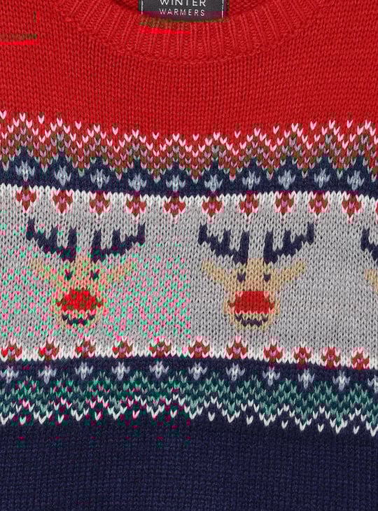 Boys Fair Isle Christmas Sweater