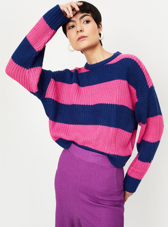 Women Striped Sweater