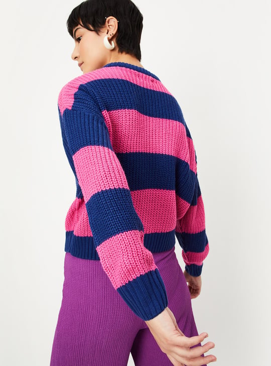 Women Striped Sweater