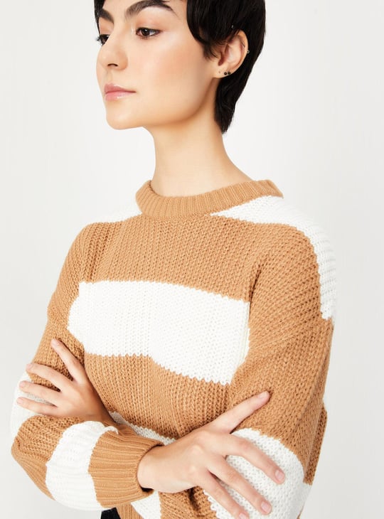 Women Striped Sweater
