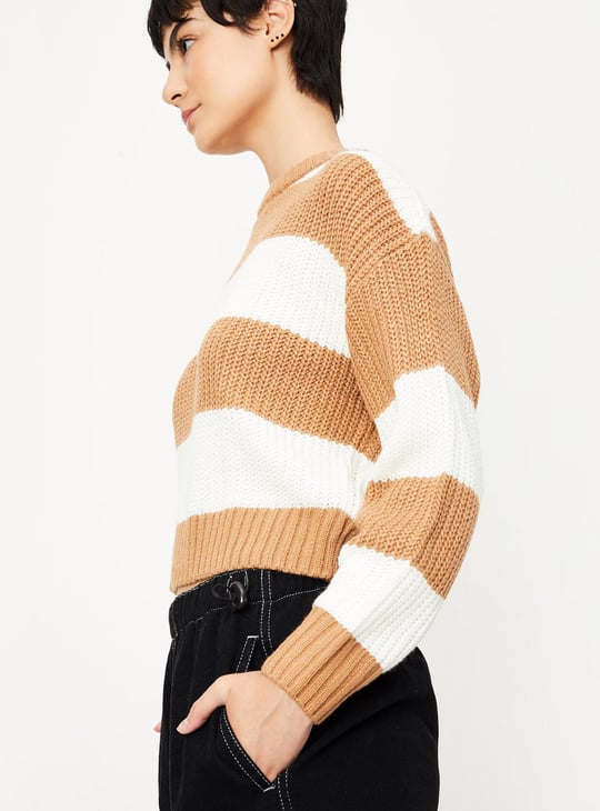 Women Striped Sweater