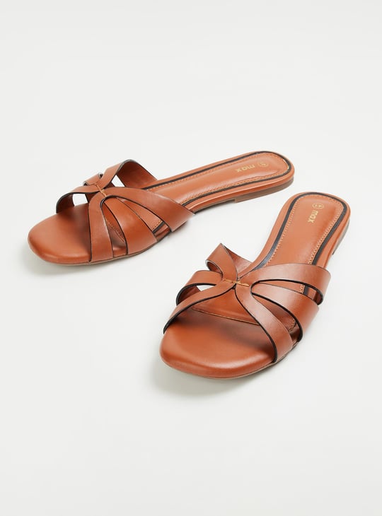 Women Solid Flat Sandals