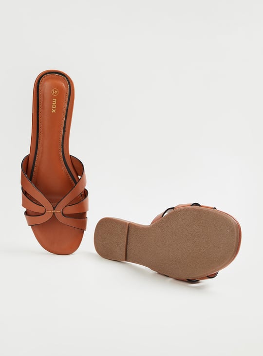 Women Solid Flat Sandals