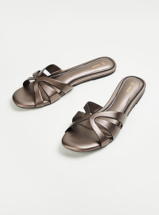 Women Solid Flat Sandals