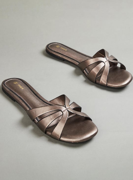 Women Solid Flat Sandals