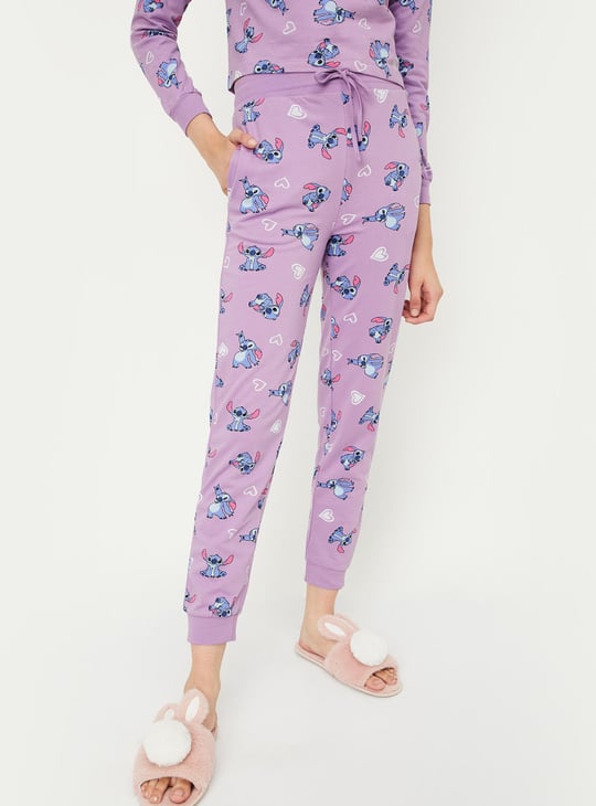 Women Stitch Printed PJ Set