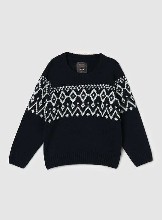 Boys Printed Sweater
