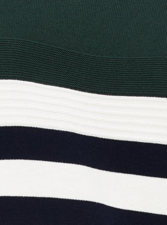 Men Striped Slim Fit Sweater