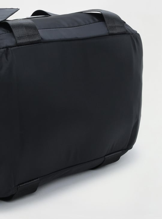 Women Solid Duffle Bag with Pouch