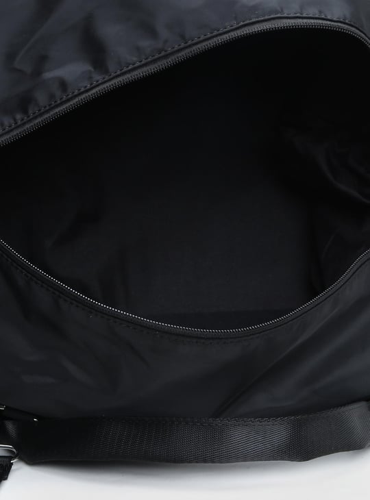 Women Solid Duffle Bag with Pouch