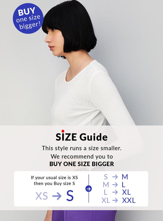 Women Lettuce Hem Knitted Top