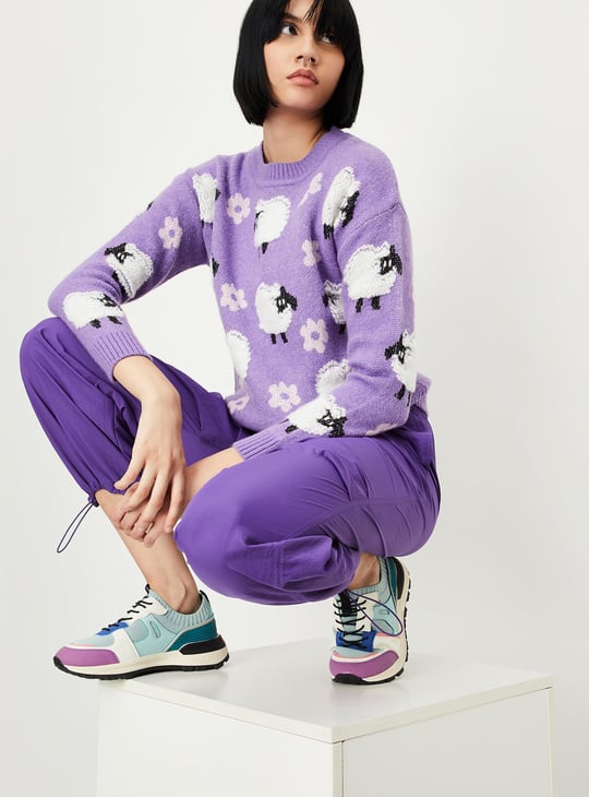 Women Quirky Knitted Sweater