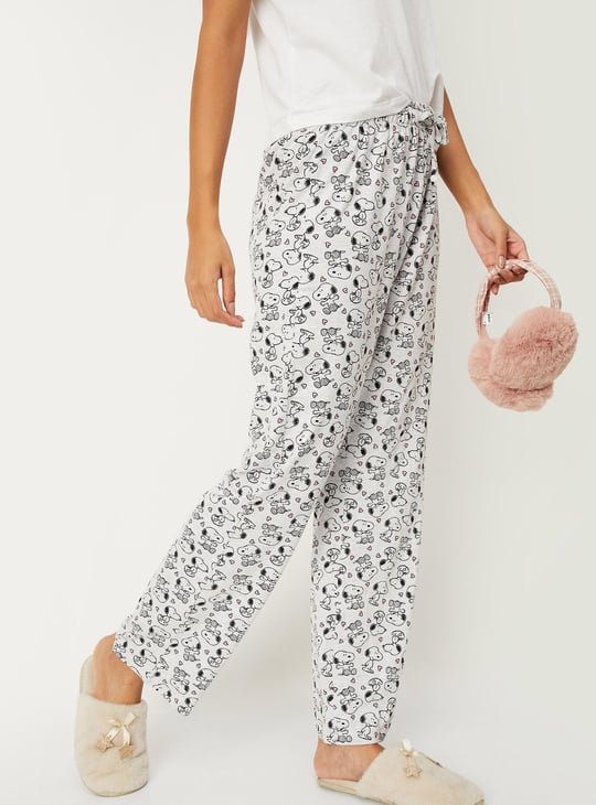 Women Peanuts Snoopy Printed Pyjamas